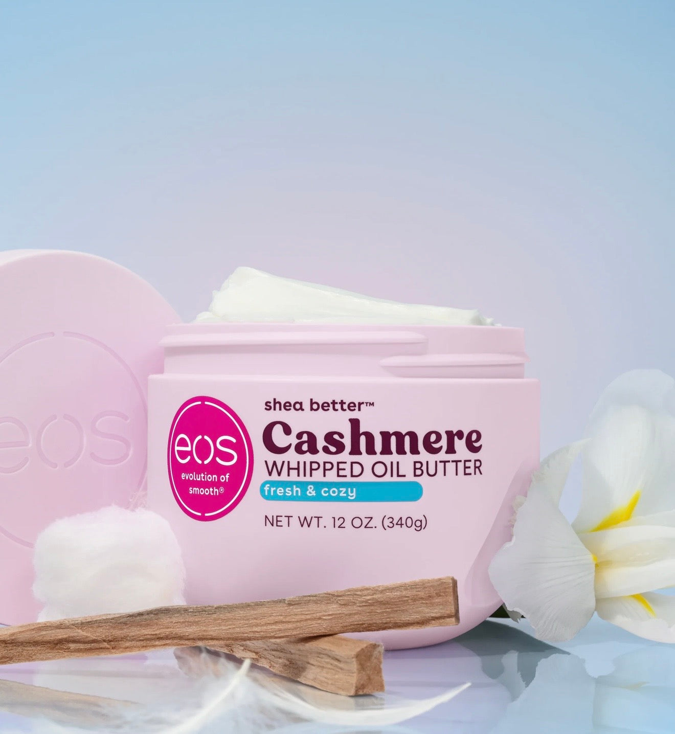 eos Shea Better Cashmere Whipped Oil Body Butter - Fresh & Cozy