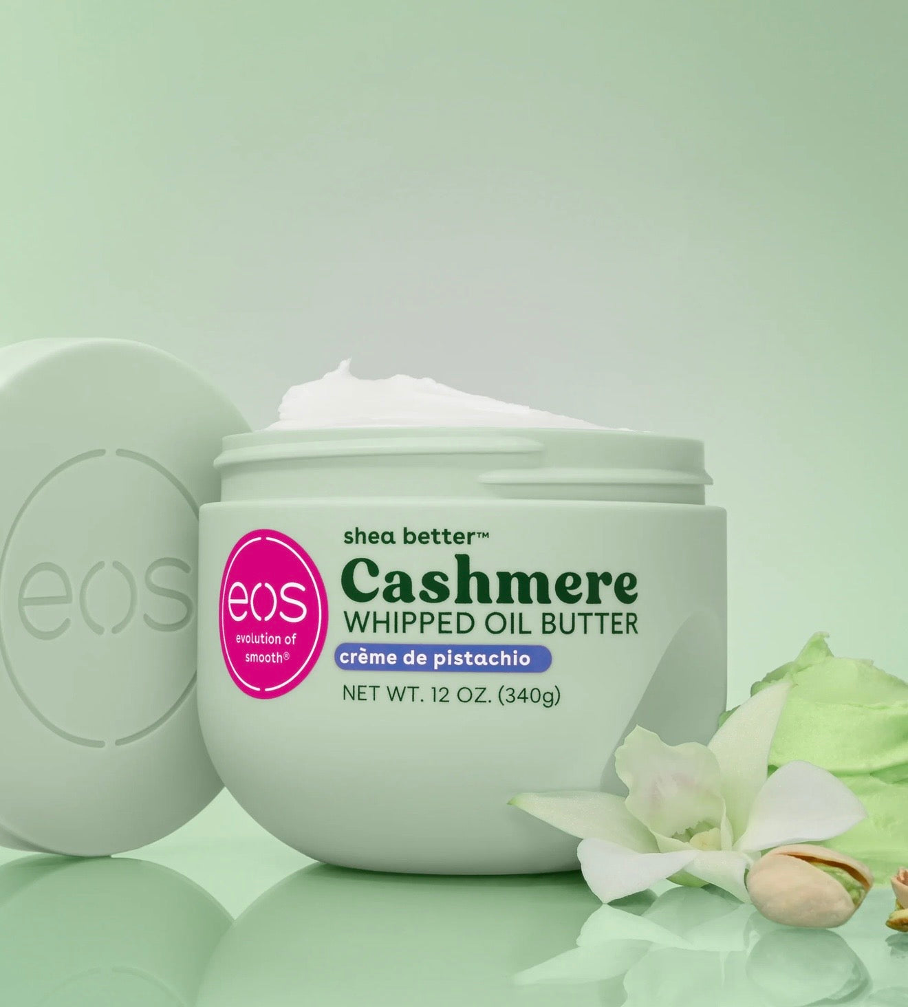 eos Shea Better Cashmere Whipped Oil Body Butter - Pistachio