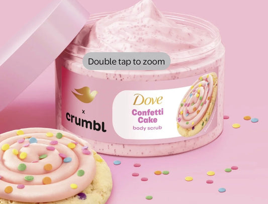 Dove Crumbl Confetti Cake Gift Set 4 count