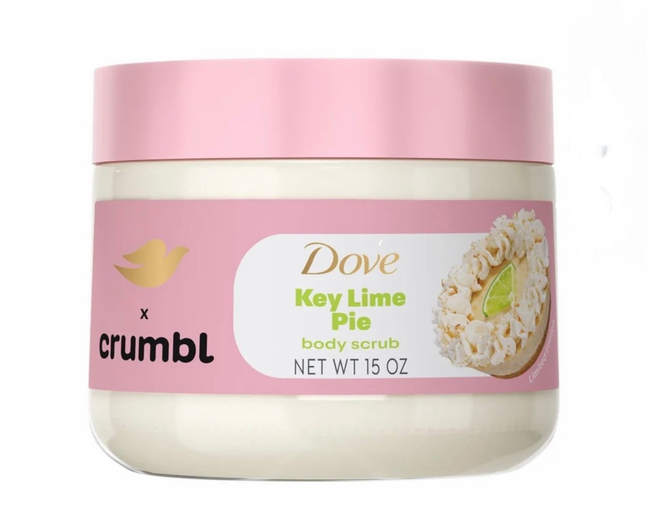 Dove Crumbl Kay Lime Pie Scrub, 15oz