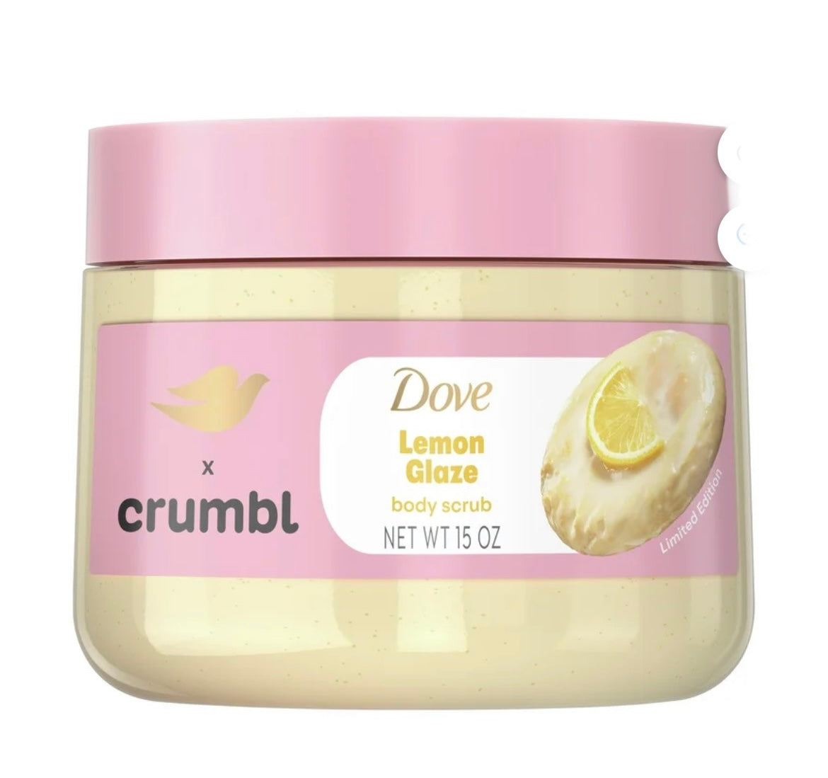 Dove Crumbl Lemon Glaze Scrub, 15oz In Stock Now