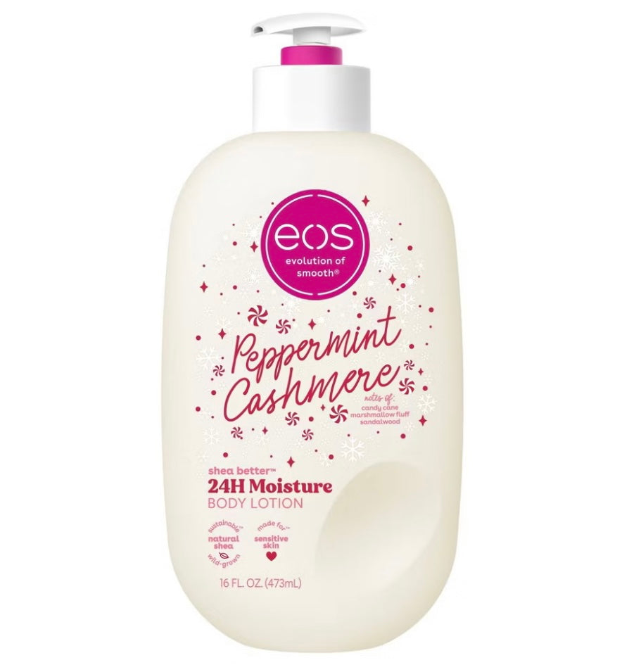 eos Shea Peppermint Cashmere Body Lotion In Stock Now