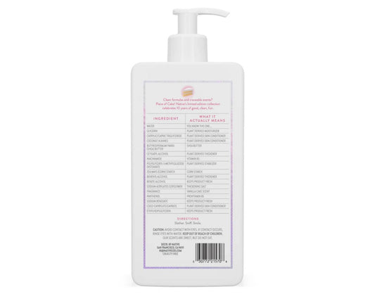 Piece Of Cake Body Lotion by Native In Stock Now