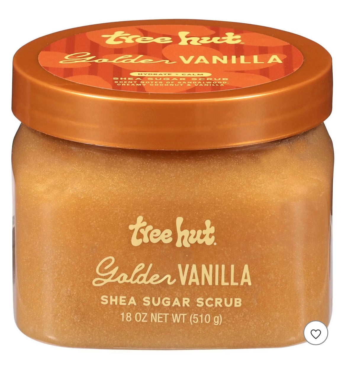 Golden Vanilla Shea Sugar Tree Hut Scrub In Stock Now