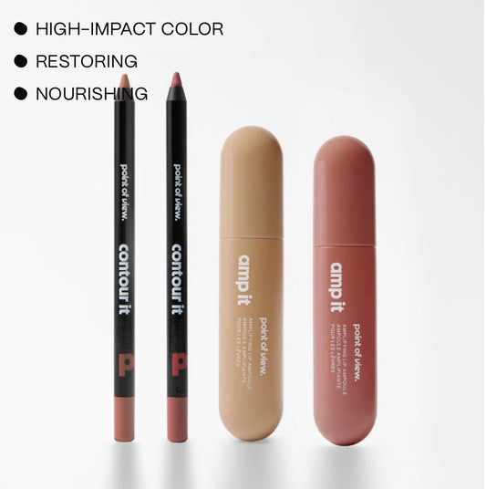 Sweeten It - 2 Lip Ampoles + 2 Lip Liners by POV