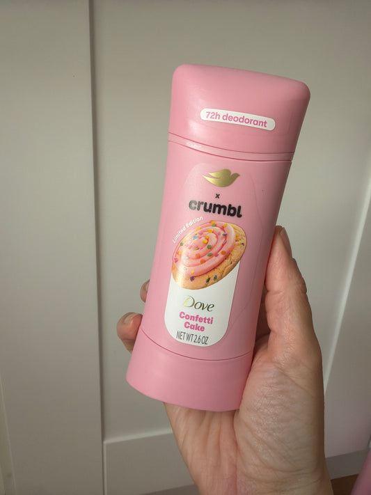 Confetti Cake Dove Crumbl Deodorant