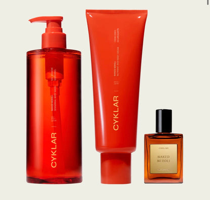 Cyklar Trio Body Set Shipping only - 1 bodywash, 1 body cream and 1 perfume oil
