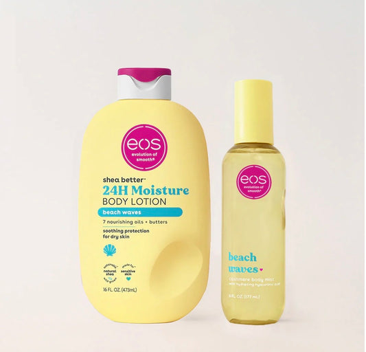 eos Shea Better Moisture Body Lotion & Mist Beach Waves Set