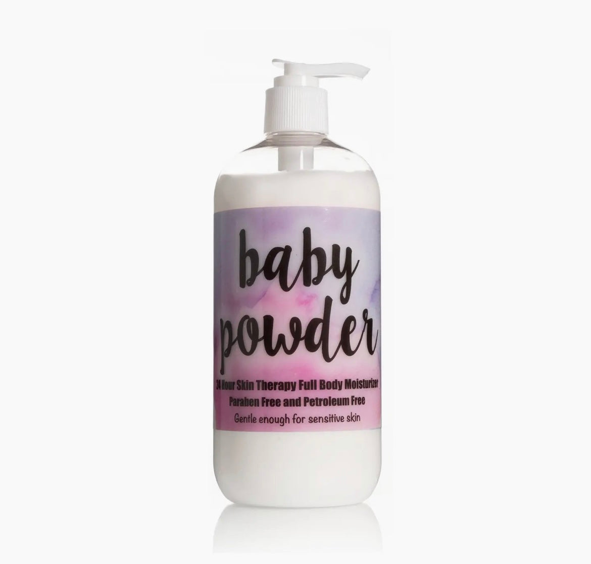 Baby Powder Body Lotion by The Lotion Company 16oz In Stock Now