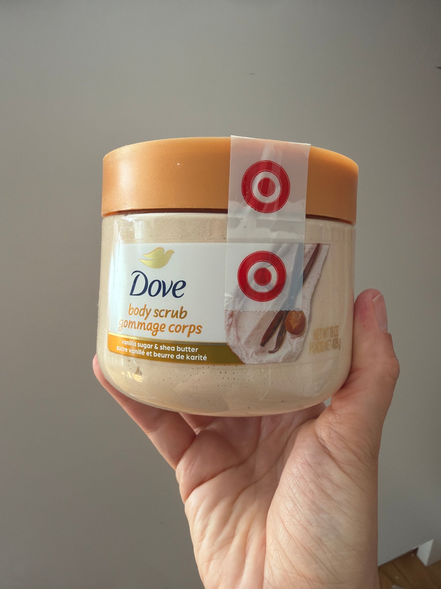 Dove Vanilla Sugar Scrub In Stock Now