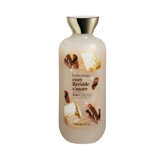 Bodycology S’mores 2in1 Body Wash & Bubblebath 16oz In Stock Now