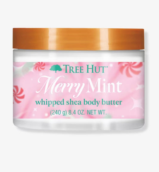 Merry Mint Shea Sugar Tree Hut Butter In Stock Now