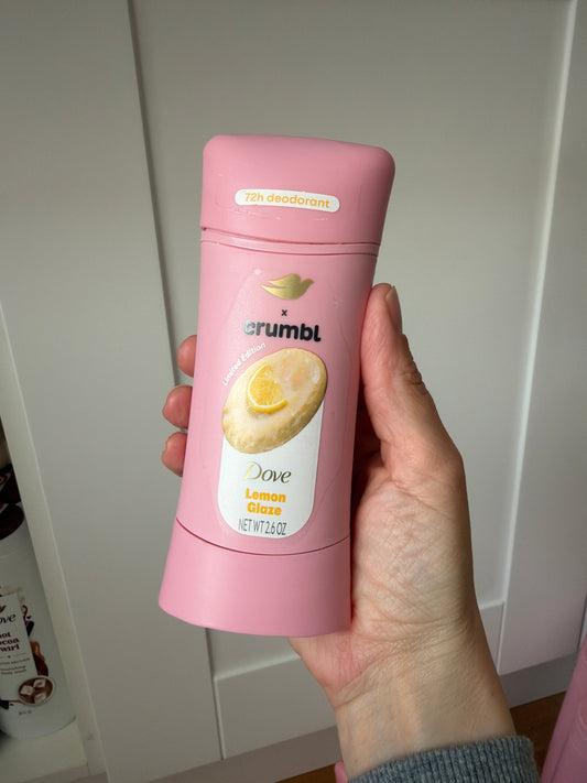 Lemon Glaze Dove Crumbl Deodorant In Stock Now *Dented*