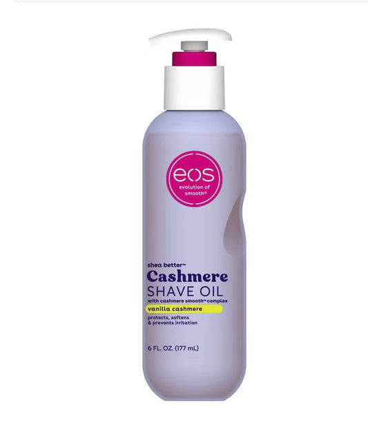 EOS Shave oil Vanilla Cashmere In Stock Now *Snapped Lids*