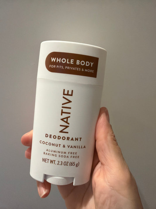 Coconut & Vanilla Deodorant by Native In Stock Now