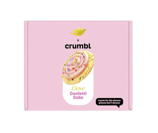Dove Crumbl Confetti Cake Gift Set 4 count
