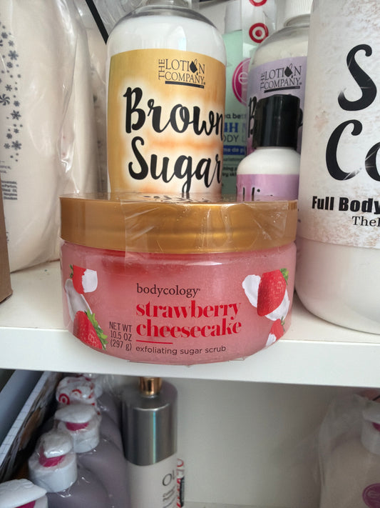 Bodycology Strawberry Cheesecake Scrub In Stock Now