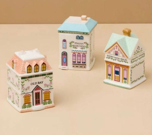 Lenox Spice Village 3-Piece Italian Market Spice Jar Set