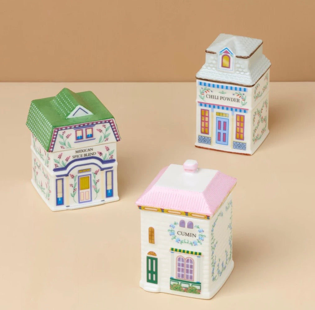 Lenox Spice Village 3-Piece Santa Fe Spice Jar Set
