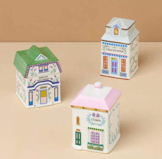 Lenox Spice Village 3-Piece Santa Fe Spice Jar Set