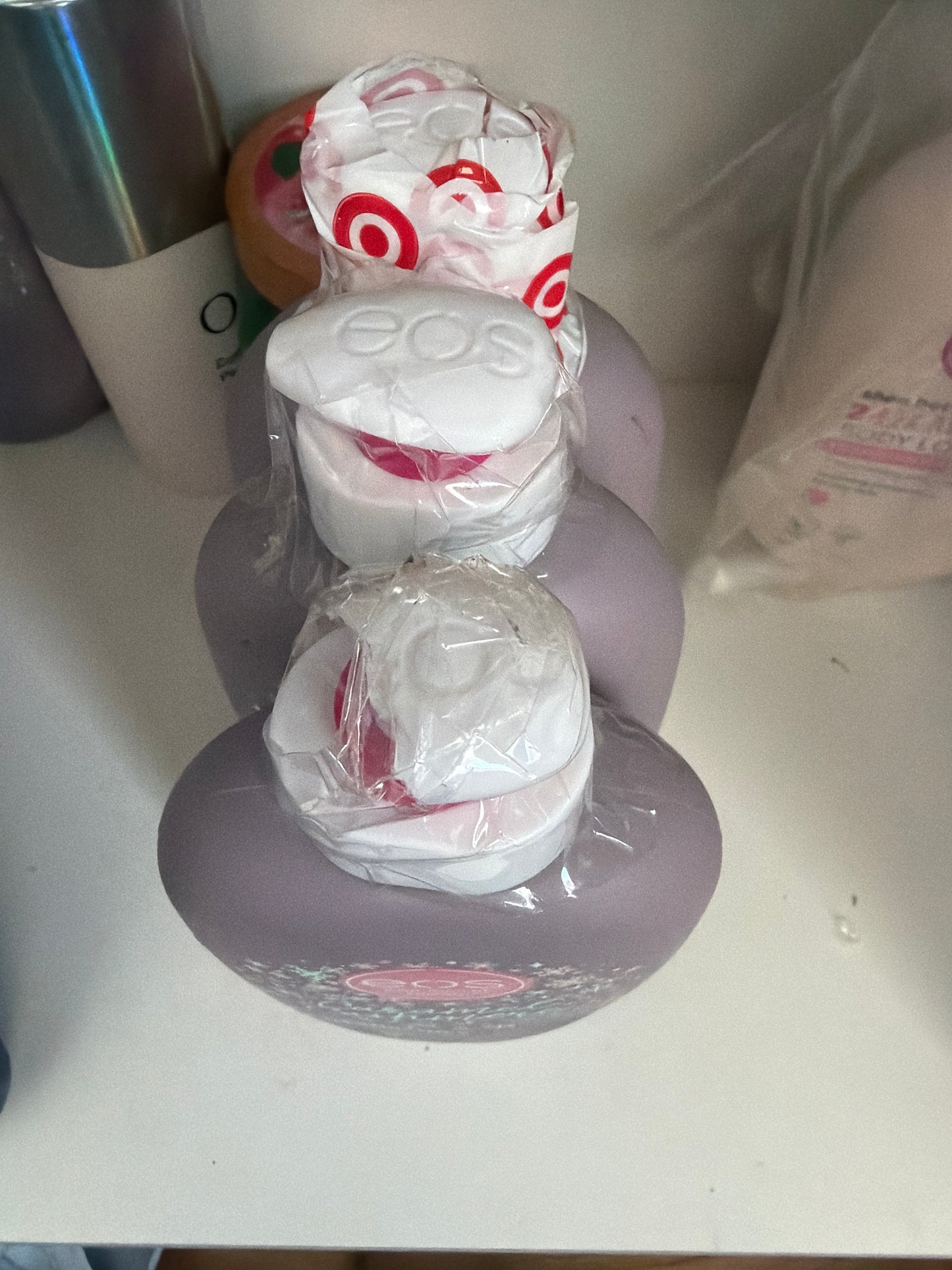 eos Shea Caramel Cashmere Body Lotion In Stock Now *marked packaging/snapped lids*