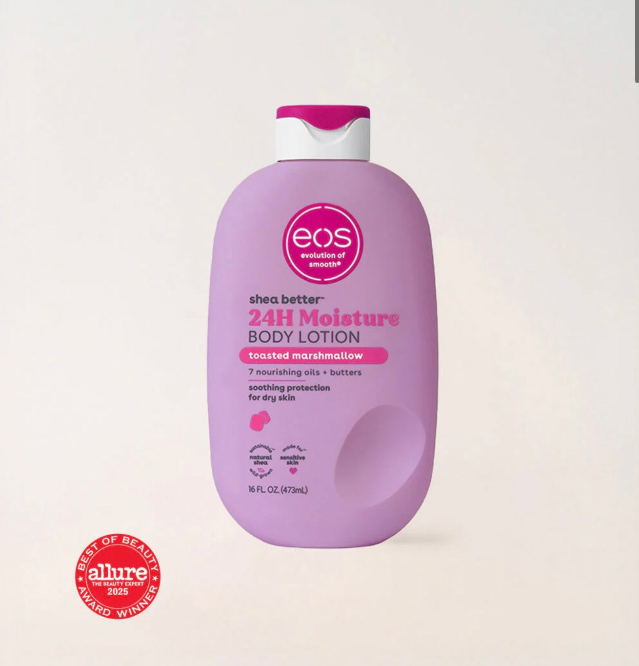 eos Shea Better Moisture Body Lotion Toasted Marshmallow