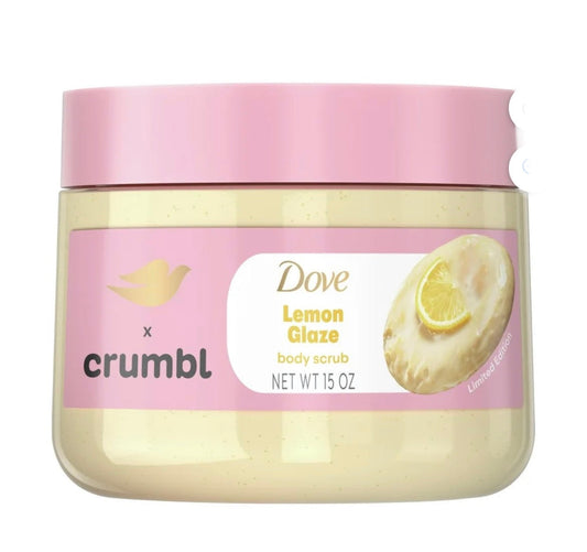 Dove Crumbl Lemon Glaze Scrub, 15oz In Stock Now