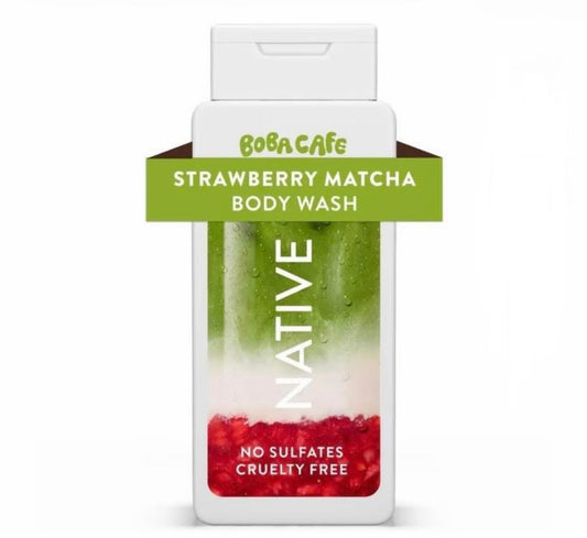 Strawberry Matcha Boba Cafe Bodywash by Native