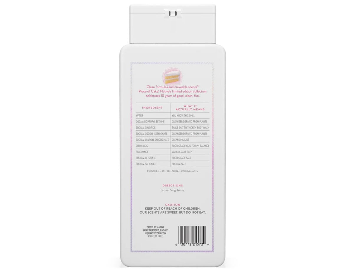 A Piece Of Cake Body Wash by Native
