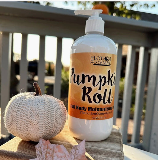 Pumpkin Roll Body Lotion by The Lotion Company 16oz In Stock Now
