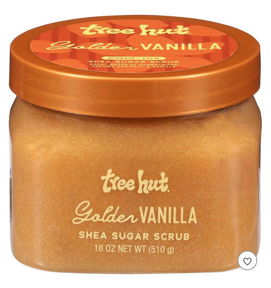 Golden Vanilla Shea Sugar Tree Hut Scrub In Stock Now